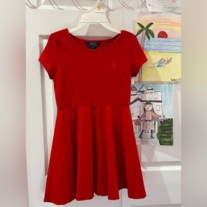 Red Polo Dress For Girls ages 8-10
